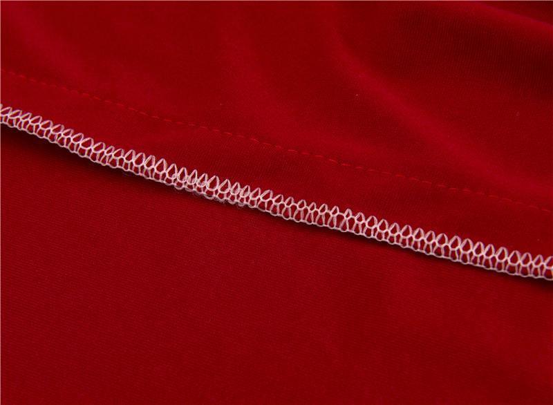 Corner Sofa Cover - Cardinal red - Adaptable & Expandable - Image 3