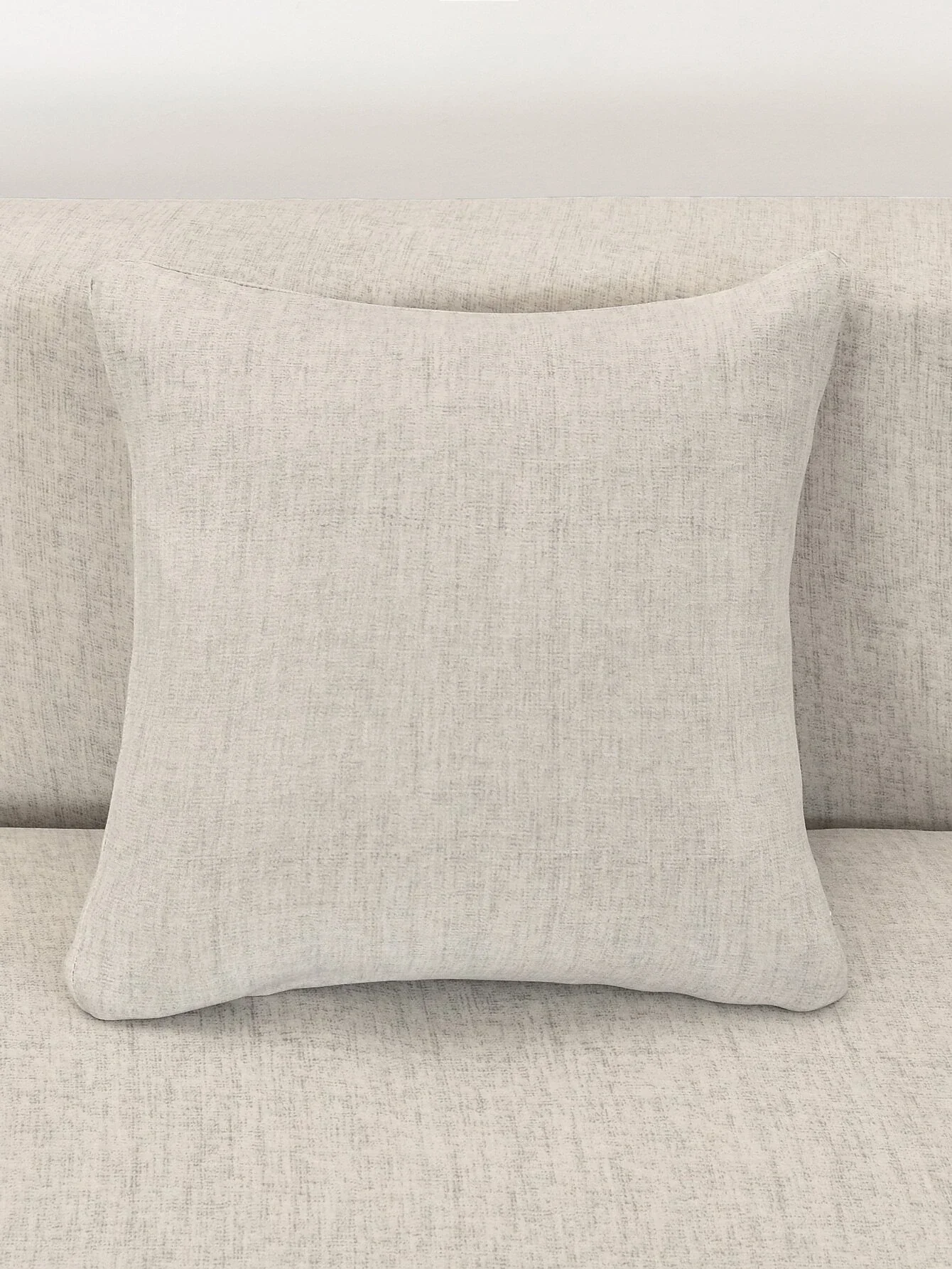 Corner Sofa Cover - Cross pattern - Egg shell - Adaptable & Expandable - Image 5