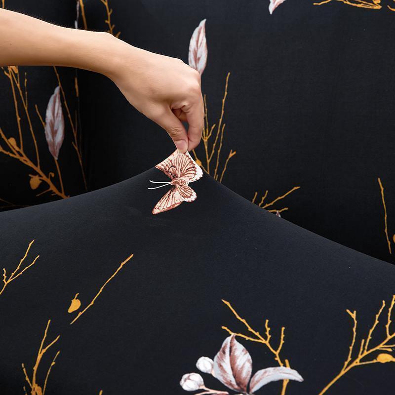 Corner Sofa Cover - Printemps - Adaptable & Expandable - Image 3