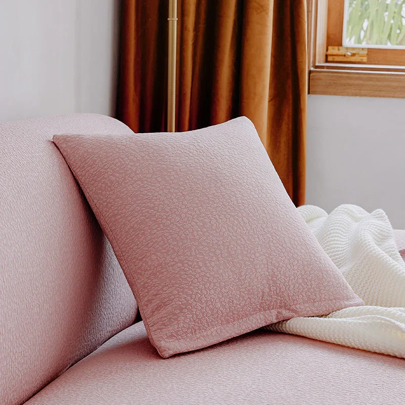 Pillow Cover - Bubble Gauze - Mist Pink - Waterproof - Image 2