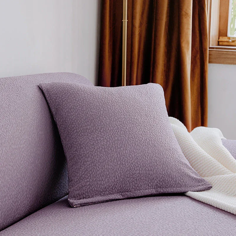 Pillow Cover - Bubble Gauze - Taro Purple - Waterproof - Image 2