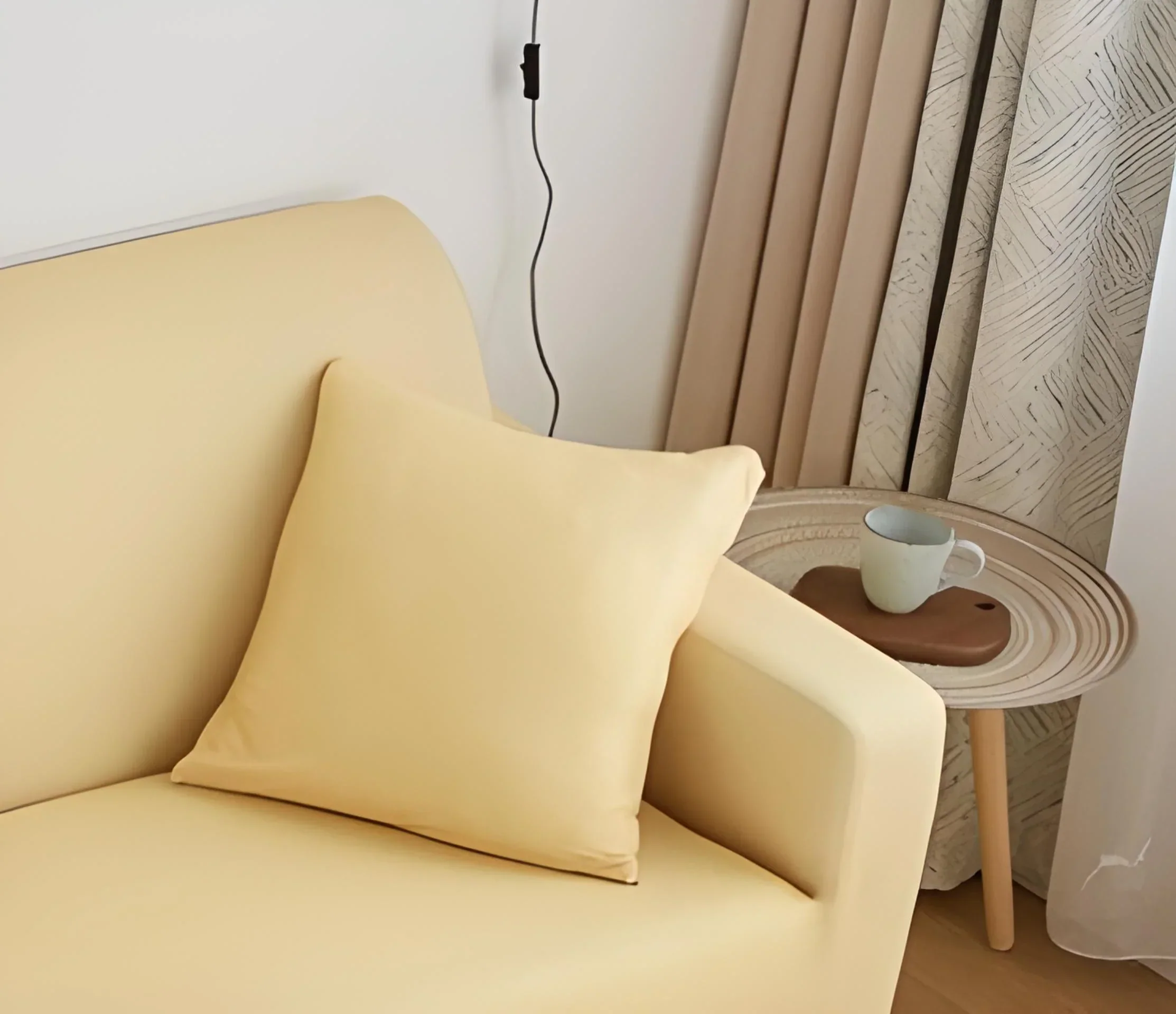 Pillow Cover - Buttermilk yellow