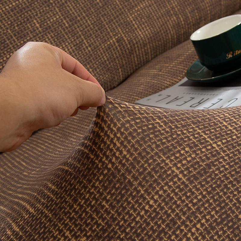 Pillow Cover - Spotted Pattern - Brown-Gold - Image 2