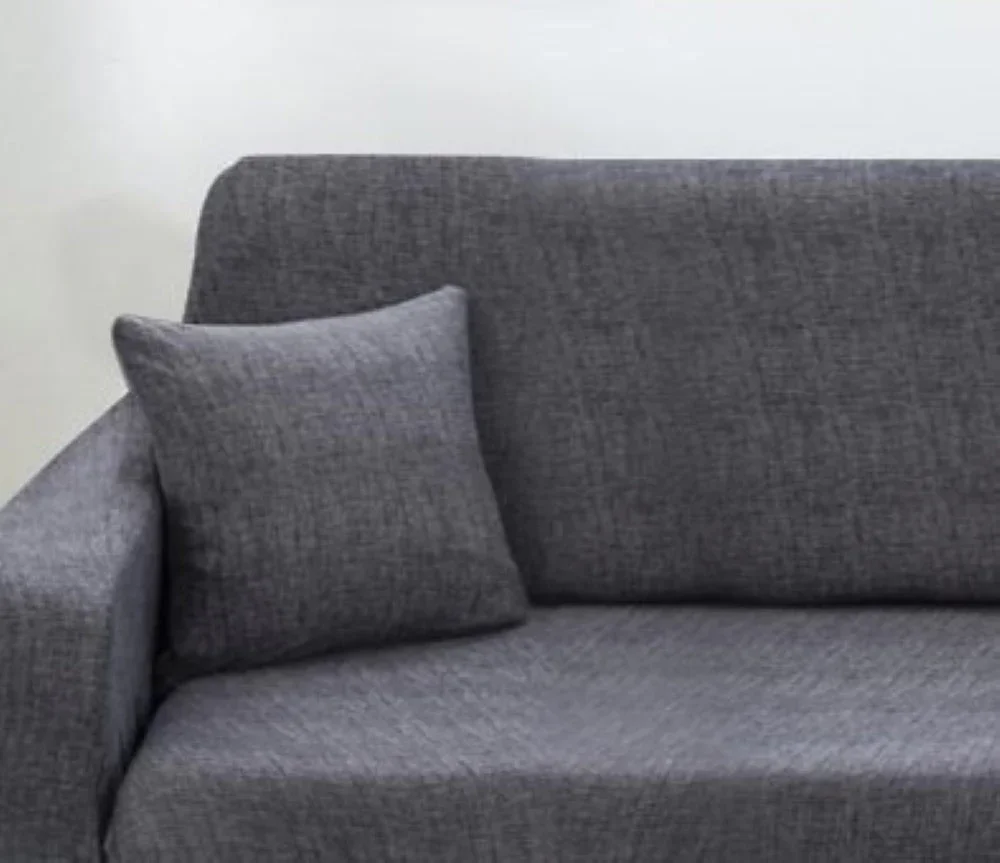 Pillow Cover - Cross pattern - Dark Grey