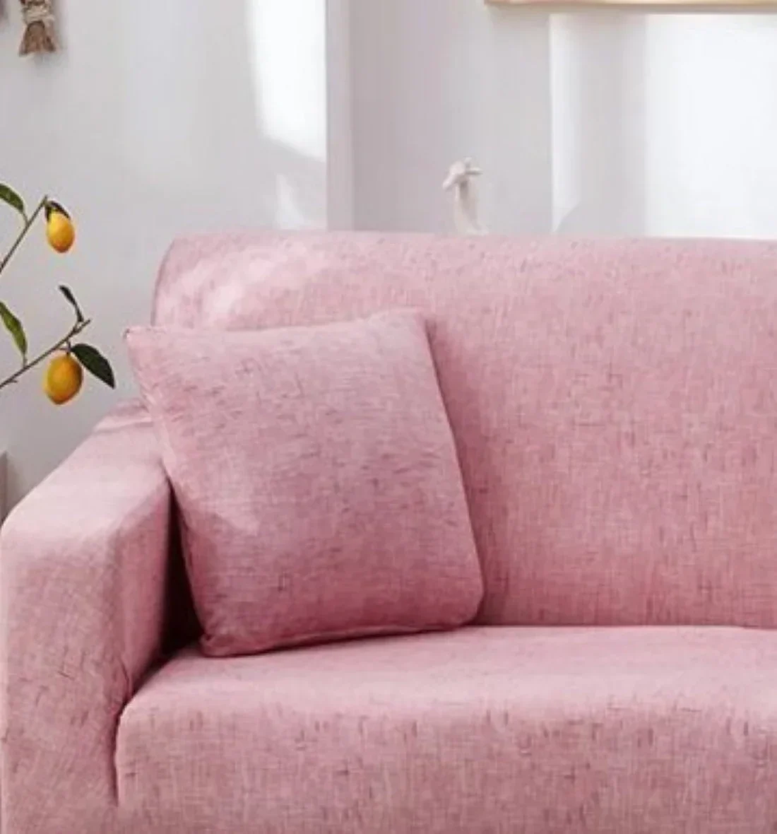Pillow Cover - Cross pattern - Pink