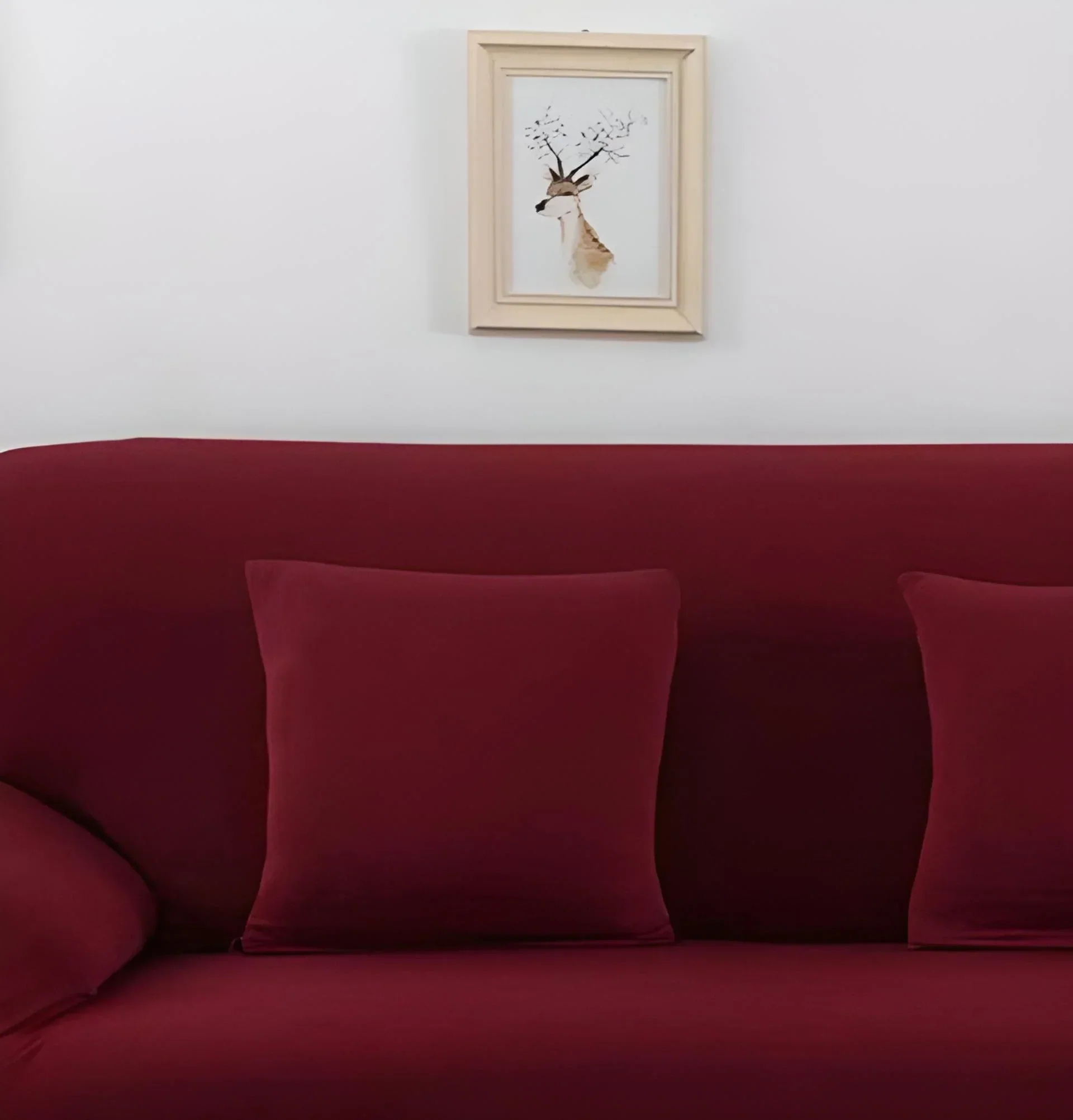 Pillow Cover - Garnet red - Image 2