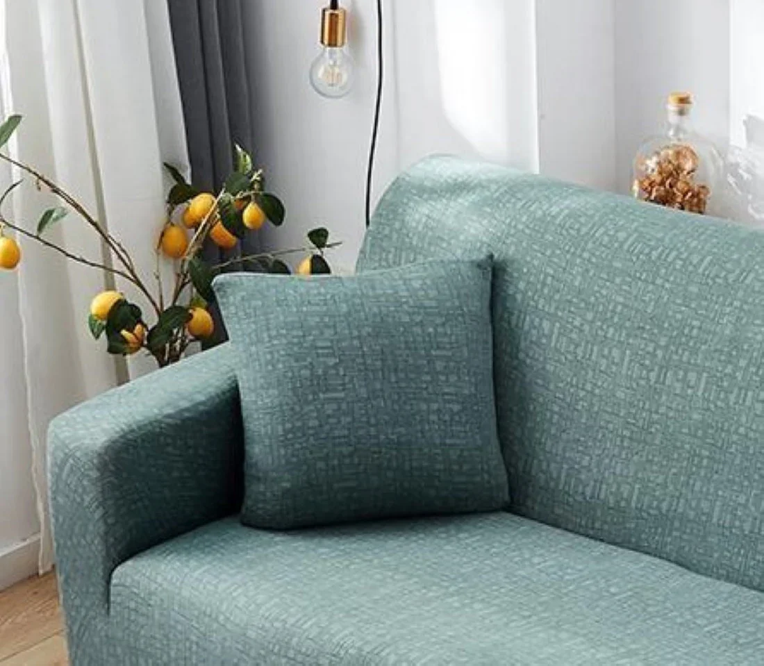 Pillow Cover - Rectangle Pattern - Pastel Green