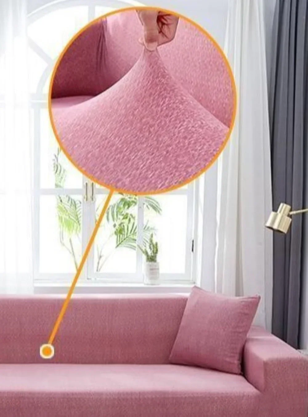 Pillow Cover - Spotted Pattern - Candy Pink