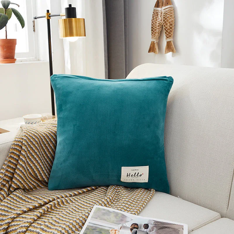 Pillow Cover - Velvet - Lake Blue