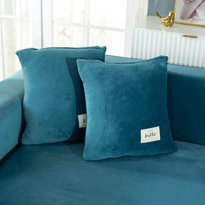 Pillow Cover - Velvet - Lake Blue - Image 3