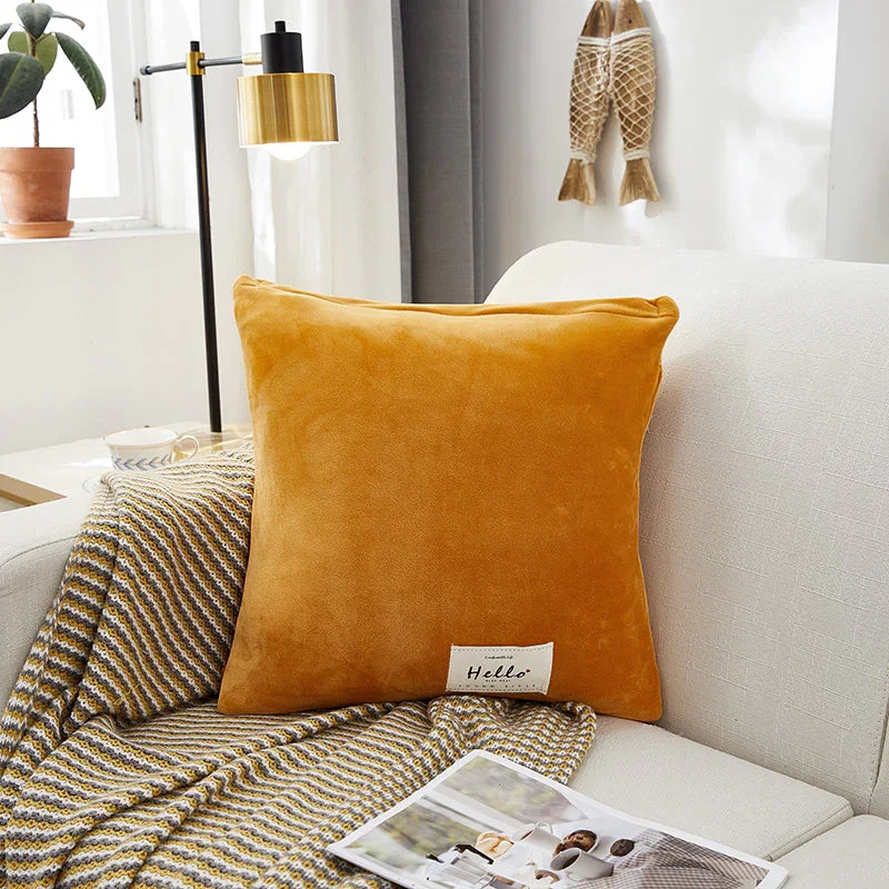 Pillow Cover - Velvet - Orange