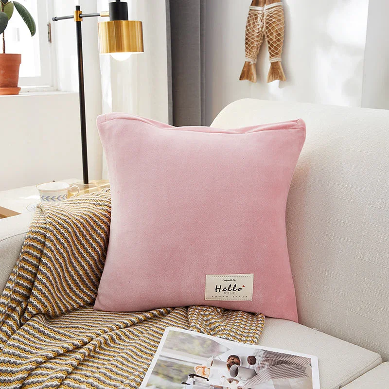 Pillow Cover - Velvet - Pink