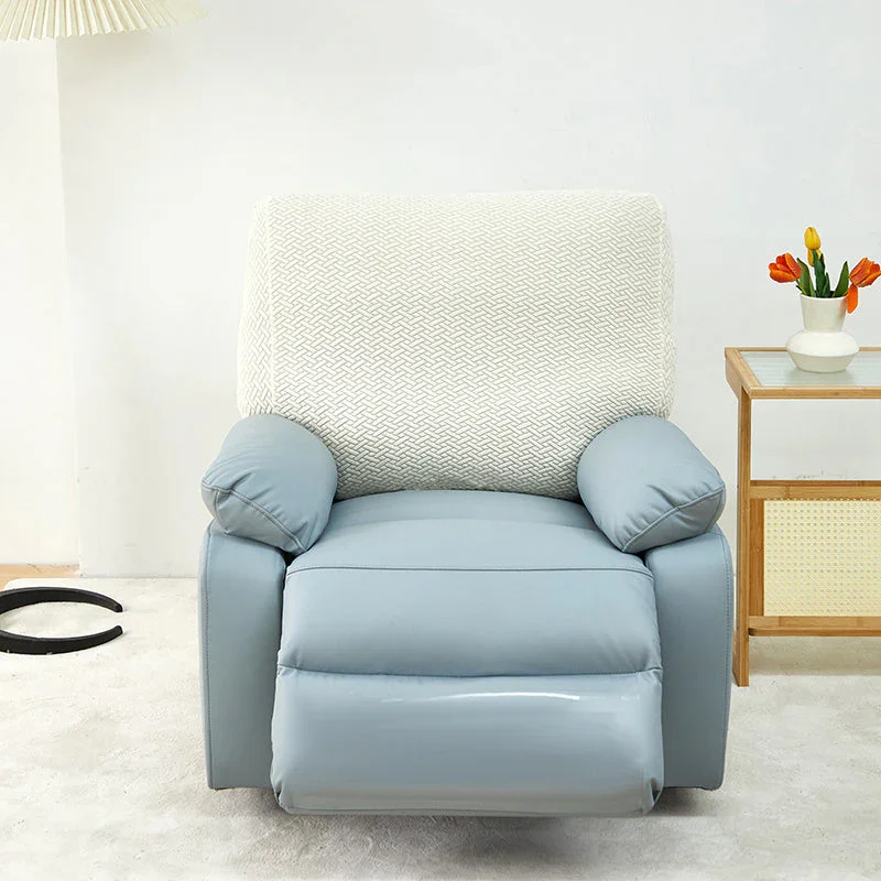 Recliner Sofa Cover - Interwoven Pattern - Beige - Adaptable & Expandable - Image 6