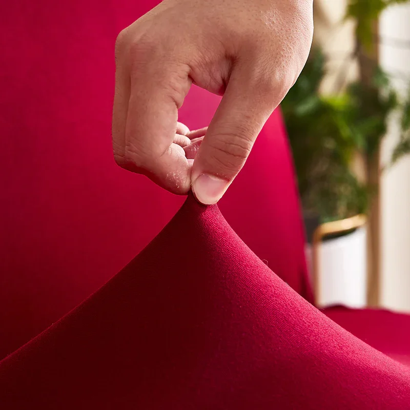 Sofa Bed Cover - Red - Adaptable & Expandable - Image 3