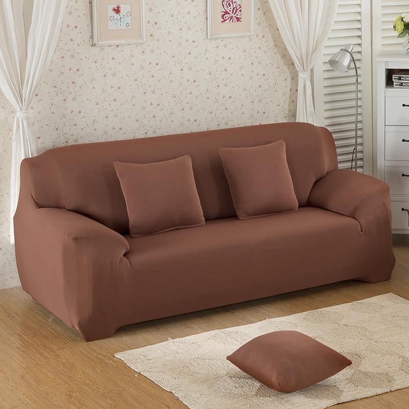 Sofa Cover - Auburn Brown - Adaptable & Expandable - Image 6