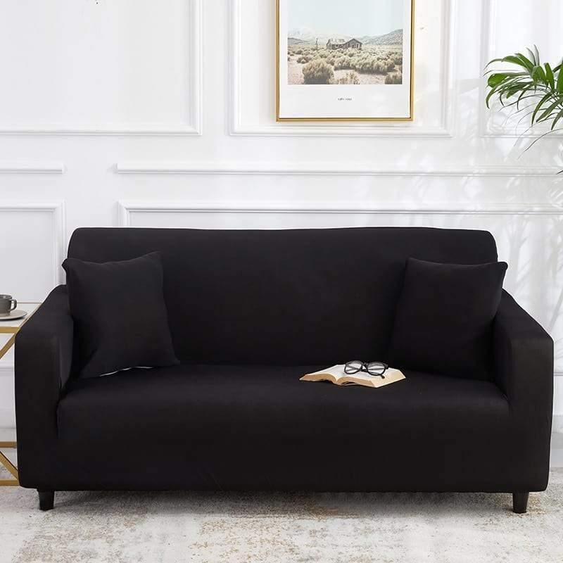 Sofa Cover - Black - Adaptable & Expandable - Image 4