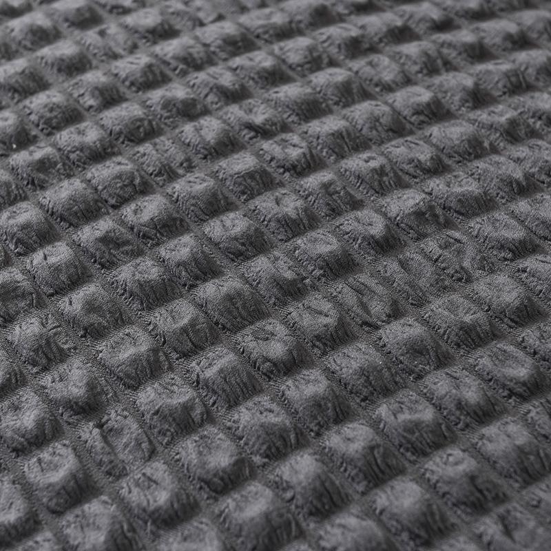 Sofa Cover - Bubble Fabric - Anthracite Grey - Adaptable & Expandable - Image 5