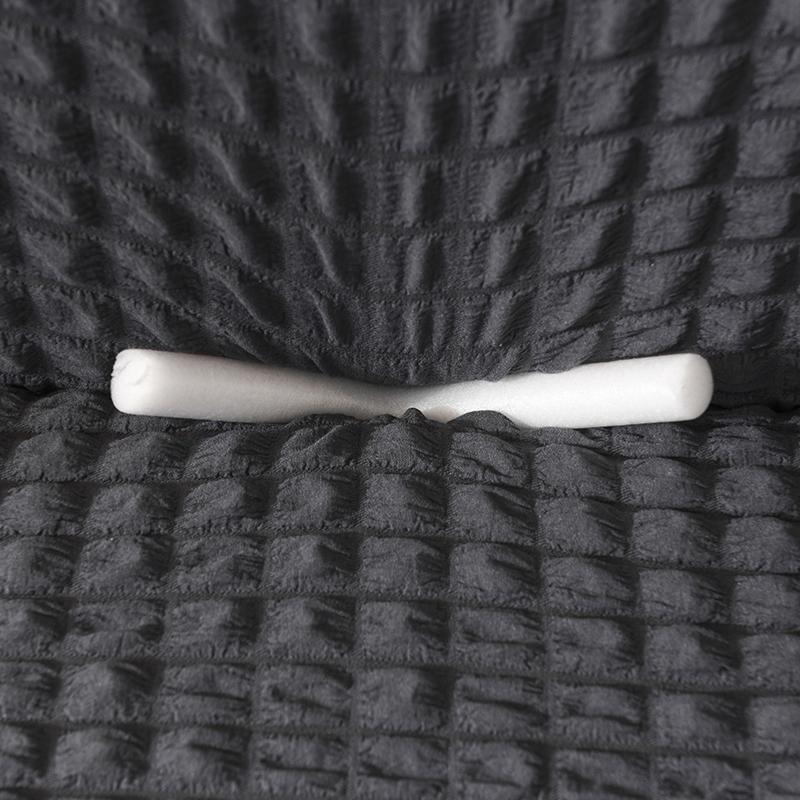 Sofa Cover - Bubble Fabric - Anthracite Grey - Adaptable & Expandable - Image 6