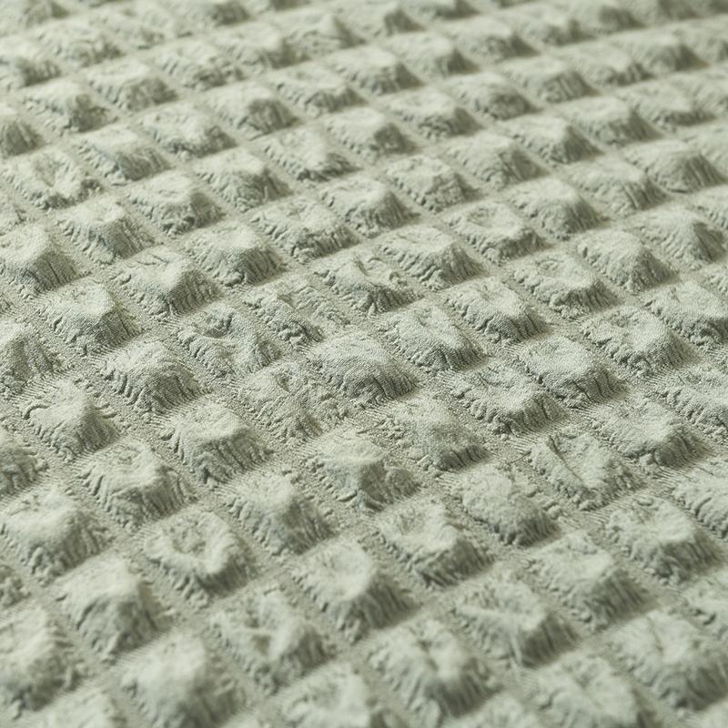 Sofa Cover - Bubble Fabric - Pale Green - Adaptable & Expandable - Image 6