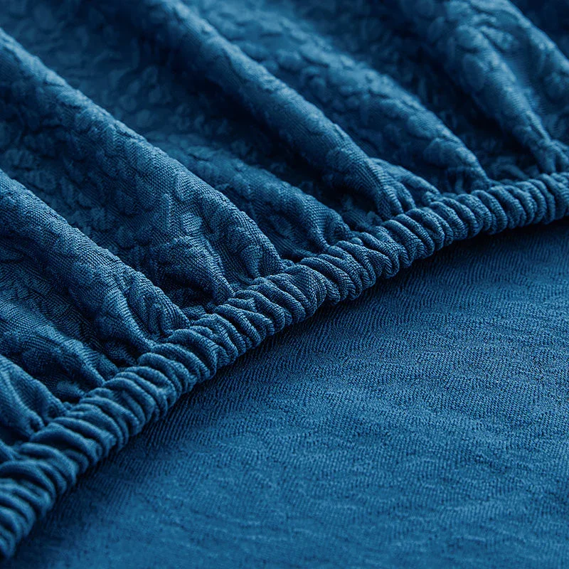 Sofa Cover - Bubble Gauze - Bright Blue - Waterproof - Image 3