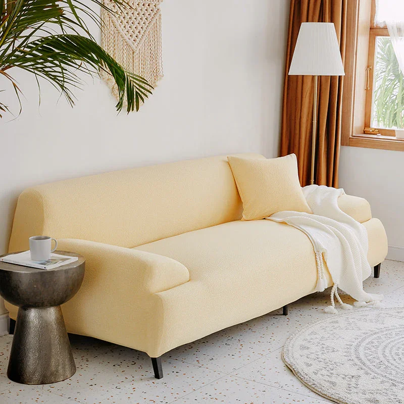 Sofa Cover - Bubble Gauze - Goose Yellow - Waterproof - Image 2