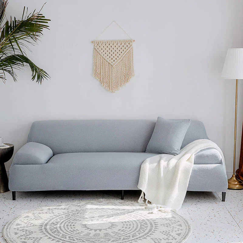 Sofa Cover - Bubble Gauze - Light Gray - Waterproof