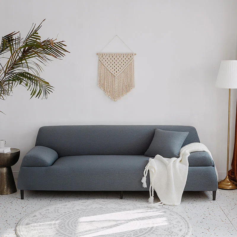 Sofa Cover - Bubble Gauze - Medium Gray - Waterproof