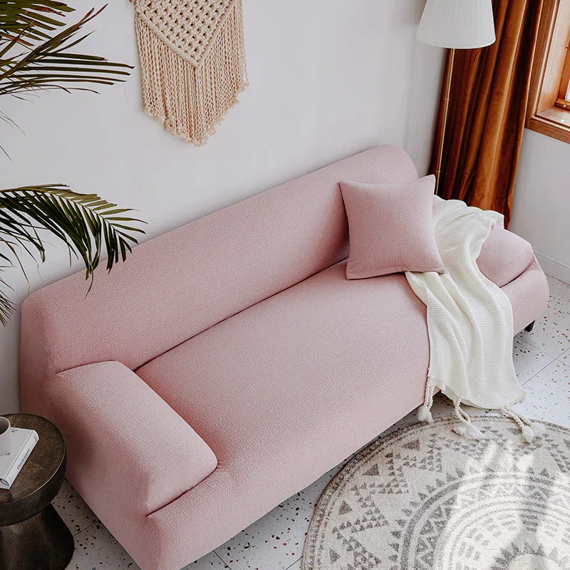 Sofa Cover - Bubble Gauze - Mist Pink - Waterproof - Image 2