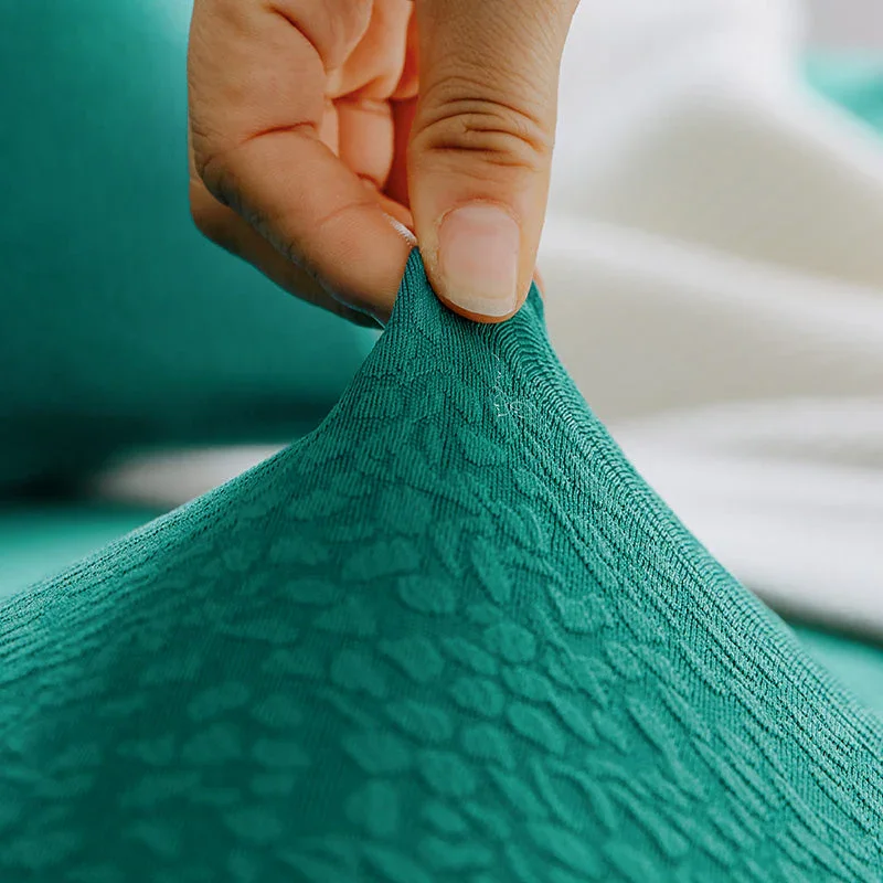 Sofa Cover - Bubble Gauze - Pine Green - Waterproof - Image 2