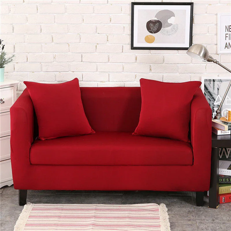 Sofa Cover- Cartier Red - Adaptable & Expandable