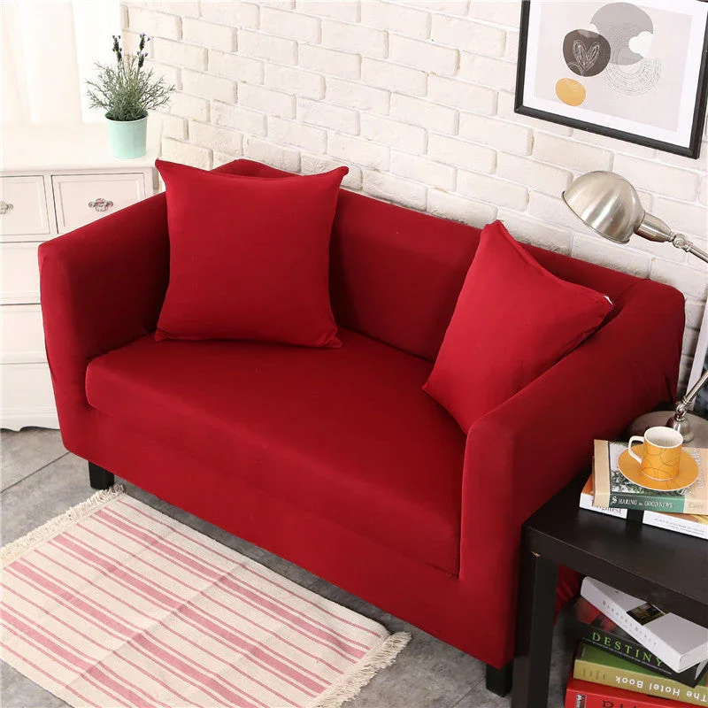Sofa Cover- Cartier Red - Adaptable & Expandable - Image 2