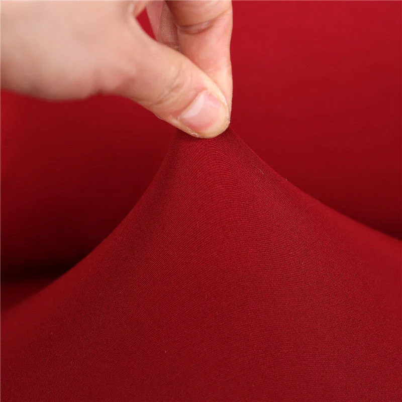 Sofa Cover- Cartier Red - Adaptable & Expandable - Image 3