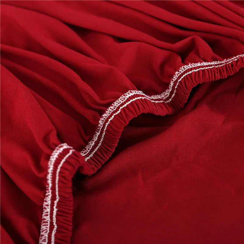 Sofa Cover- Cartier Red - Adaptable & Expandable - Image 5