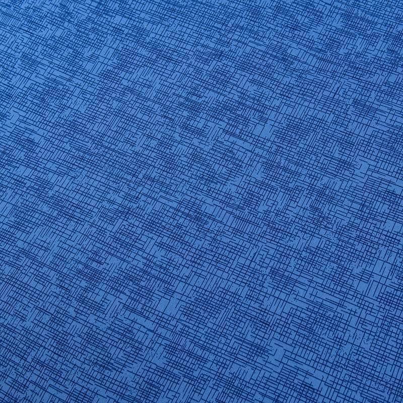 Sofa Cover - Cross pattern - Blue - Adaptable & Expandable - Image 4