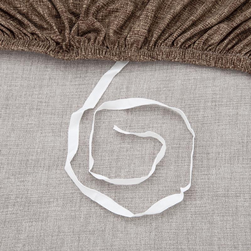 Sofa Cover - Cross pattern - Coffee - Adaptable & Expandable - Image 4