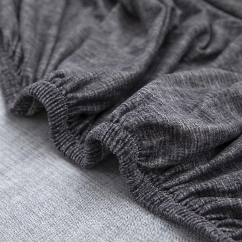 Sofa Cover - Cross pattern - Dark Grey - Adaptable & Expandable - Image 2