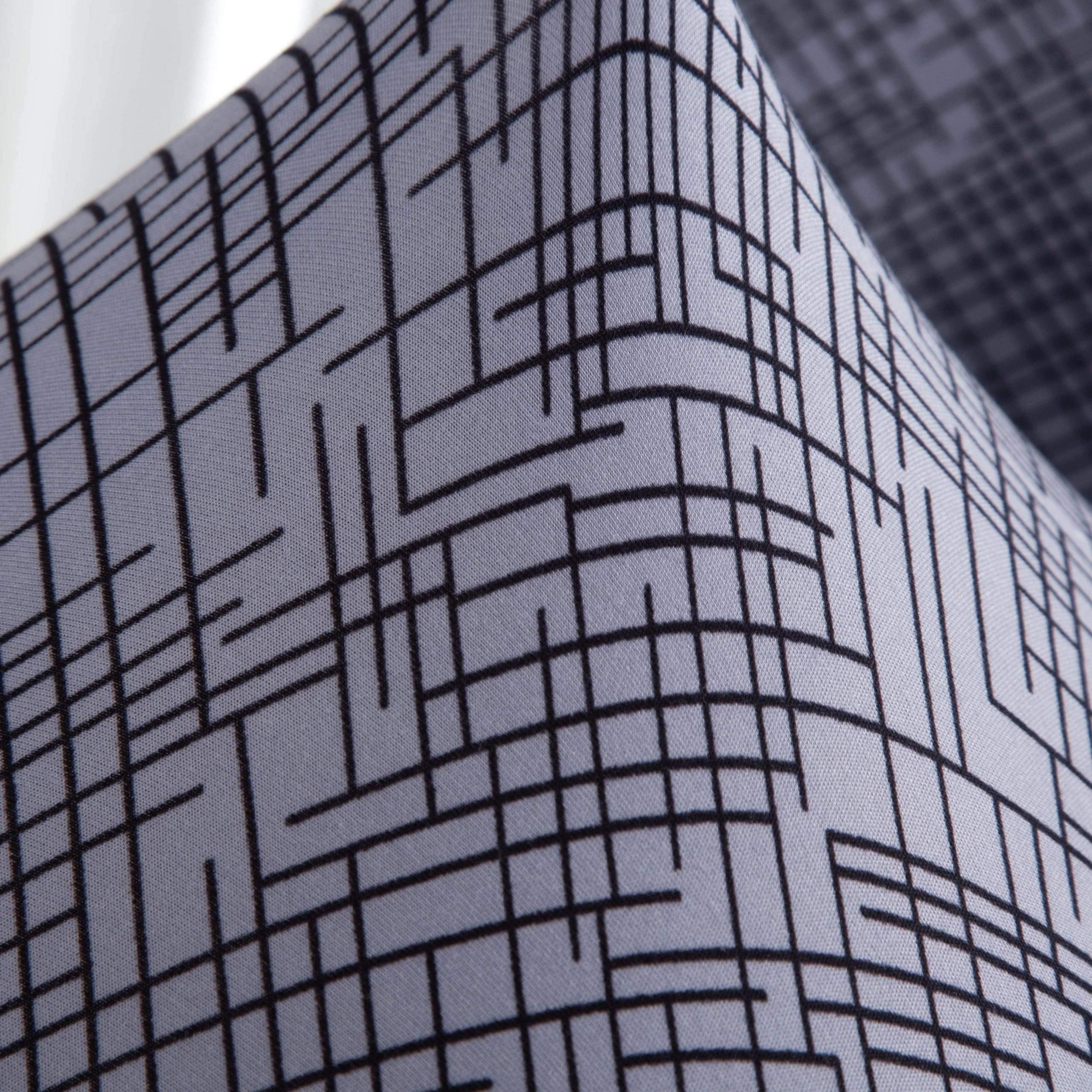 Sofa Cover - Cross pattern - Grey - Adaptable & Expandable - Image 2