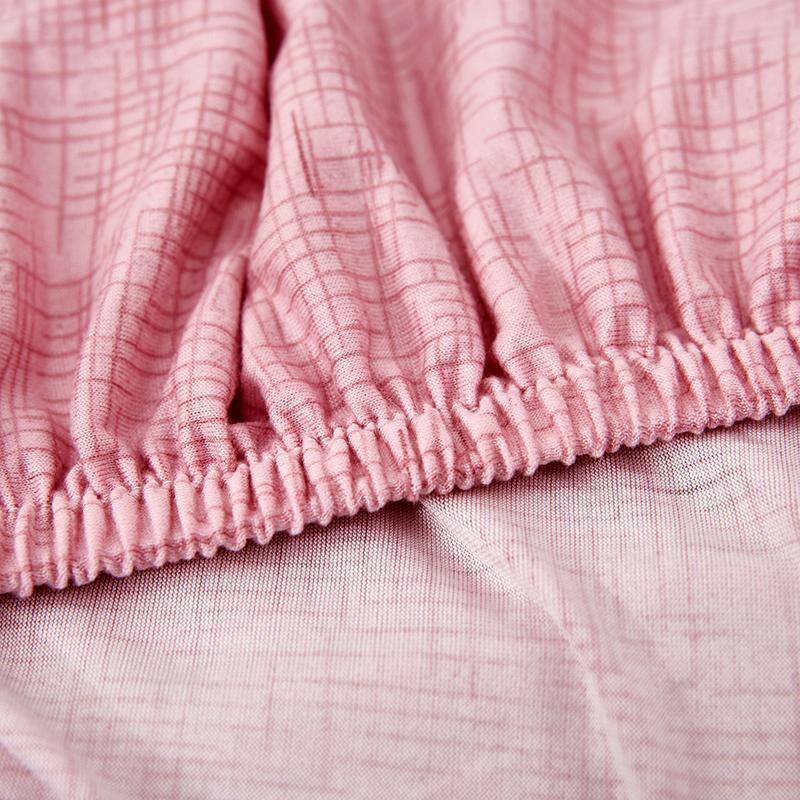 Sofa Cover - Cross pattern - Pink - Adaptable & Expandable - Image 5