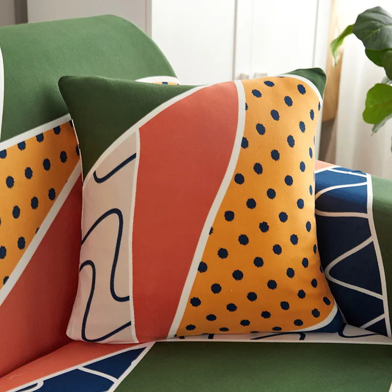 Sofa Cover - Geo Chic - Adaptable & Expandable - Image 4
