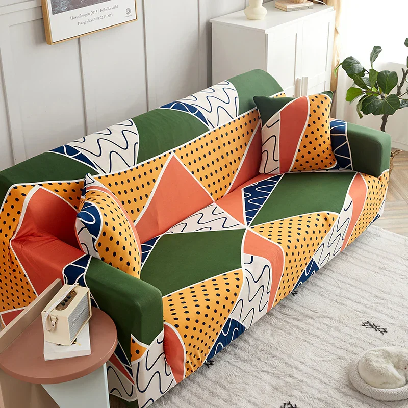 Sofa Cover - Geo Chic - Adaptable & Expandable - Image 5