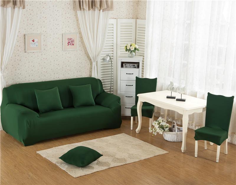 Sofa Cover - Green Malachite - Adaptable & Expandable - Image 4
