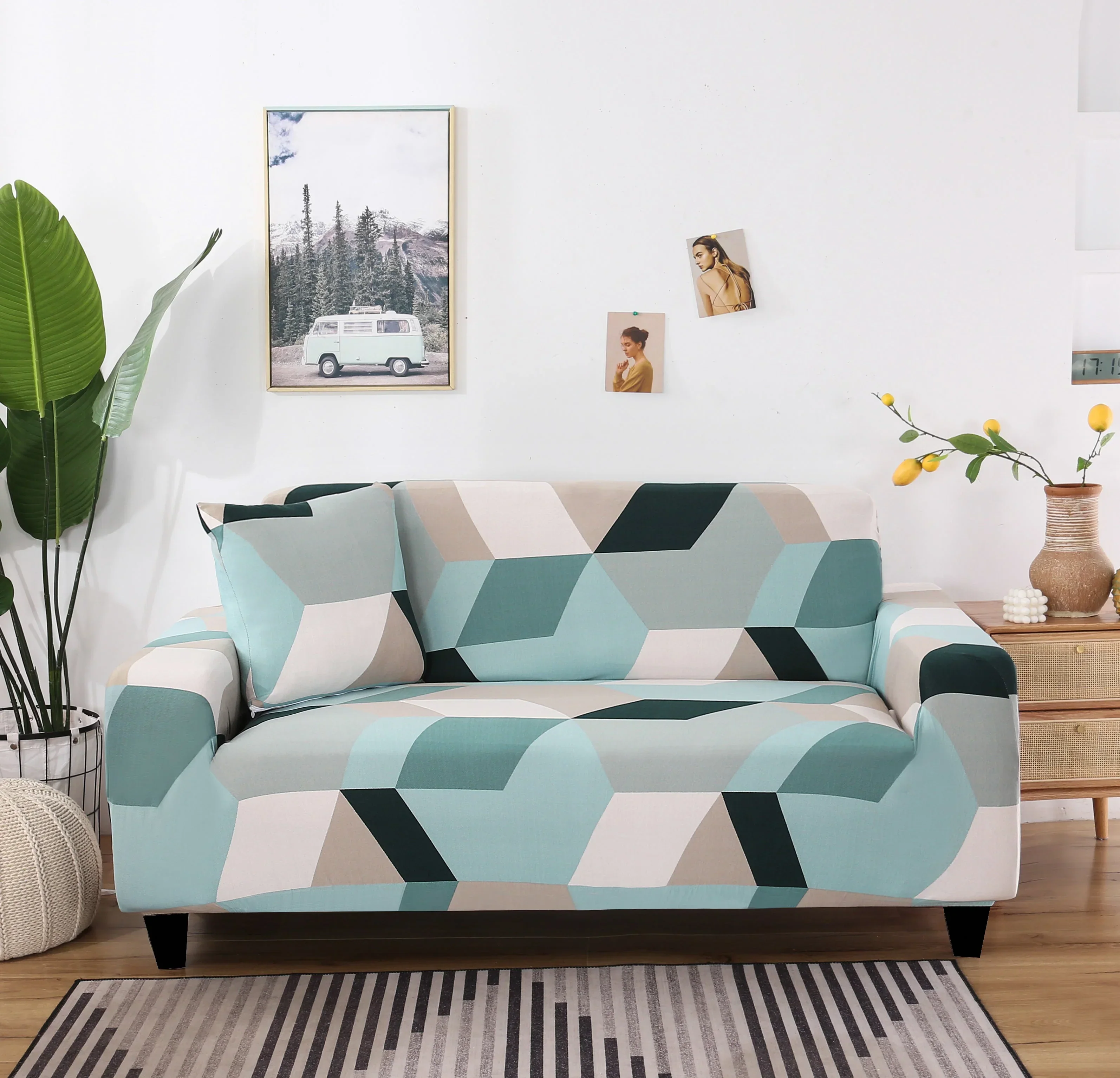 Sofa Cover - Greenoo - Adaptable & Expandable