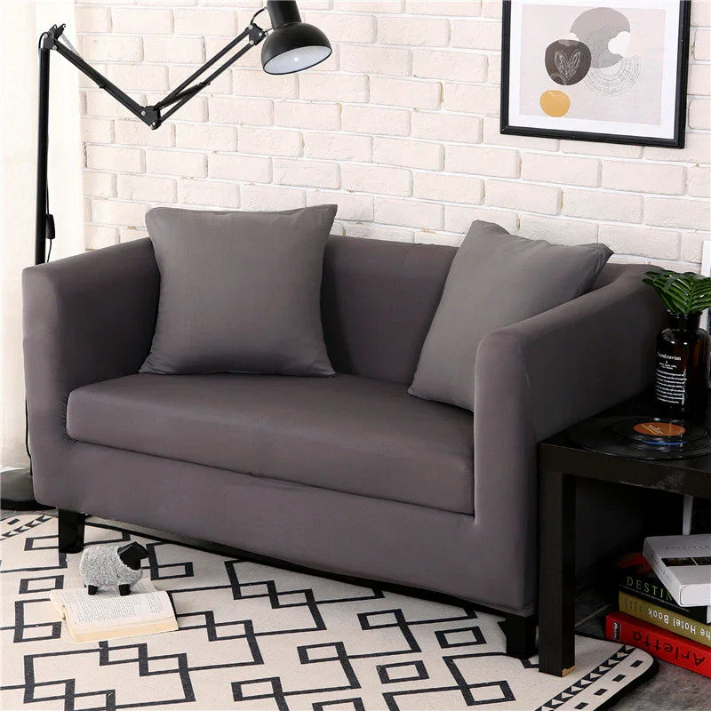 Sofa Cover- Grey Shadow - Adaptable & Expandable - Image 2