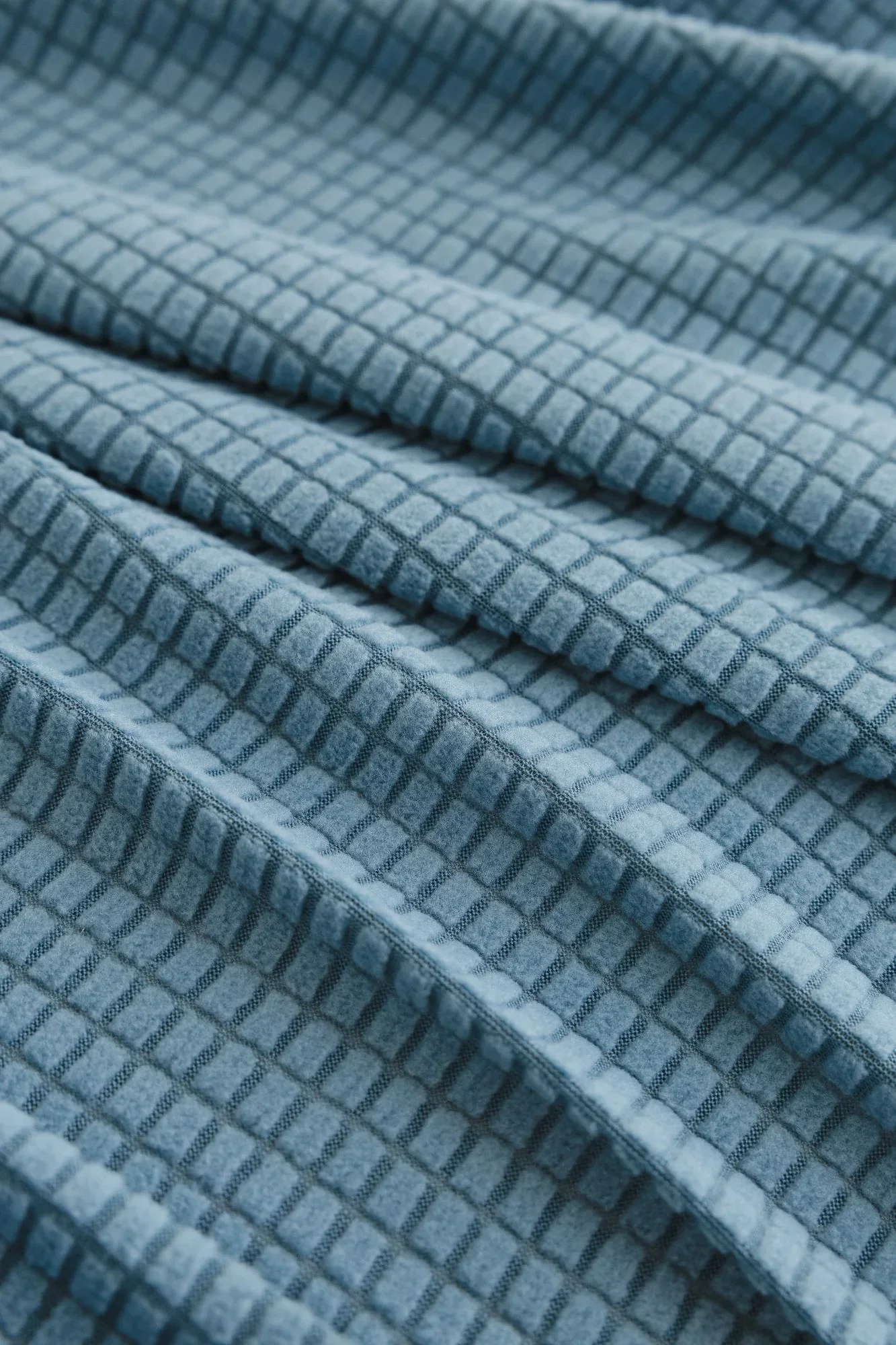 Sofa Cover - Narrow Jacquard - Sky Blue - Adaptable & Expandable - Image 5
