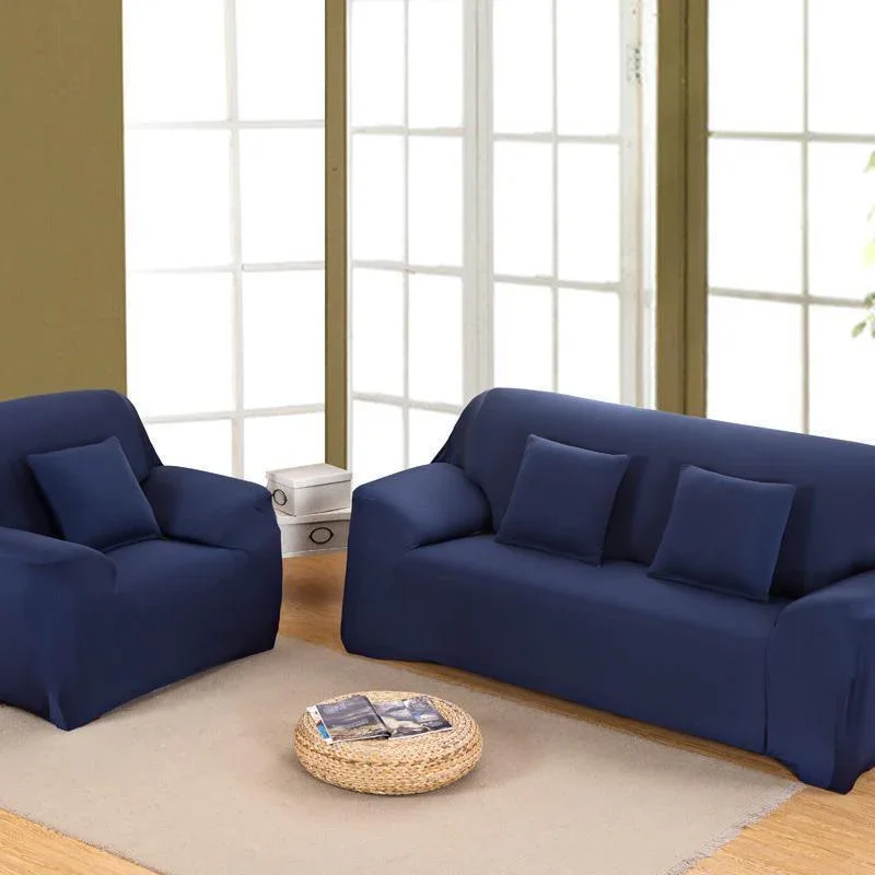 Sofa Cover - Night Blue - Adaptable & Expandable - Image 3