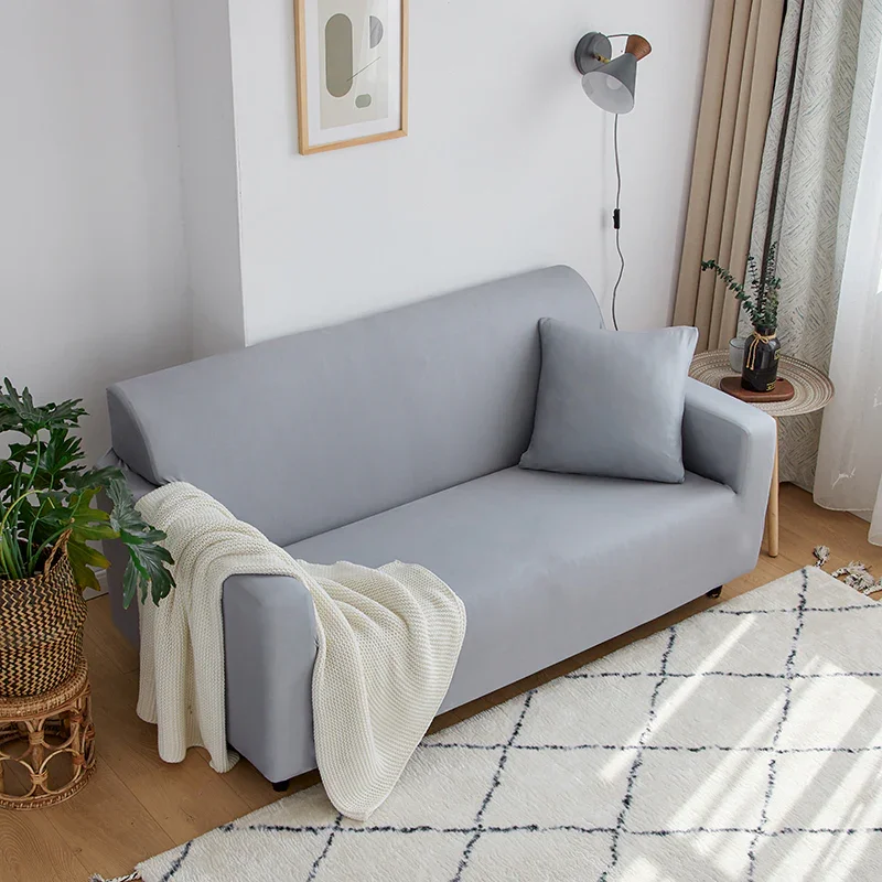 Sofa Cover - Dolphin gray - Adaptable & Expandable - Image 2