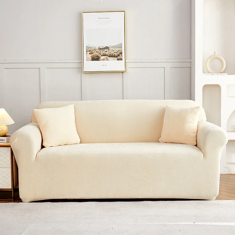 Sofa Cover - Snow Neil - Beige - Adaptable & Expandable