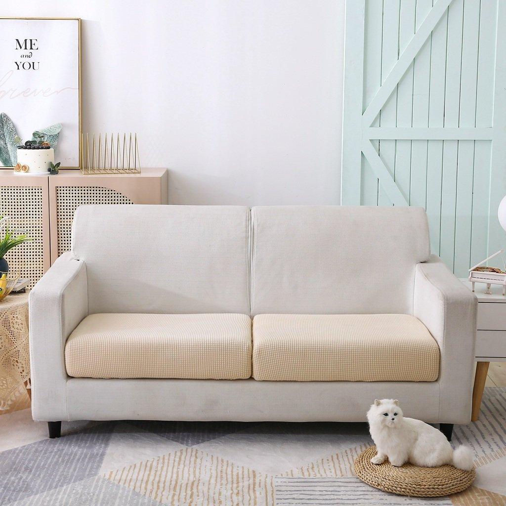 Sofa Cushion Cover - Narrow Jacquard - Cream