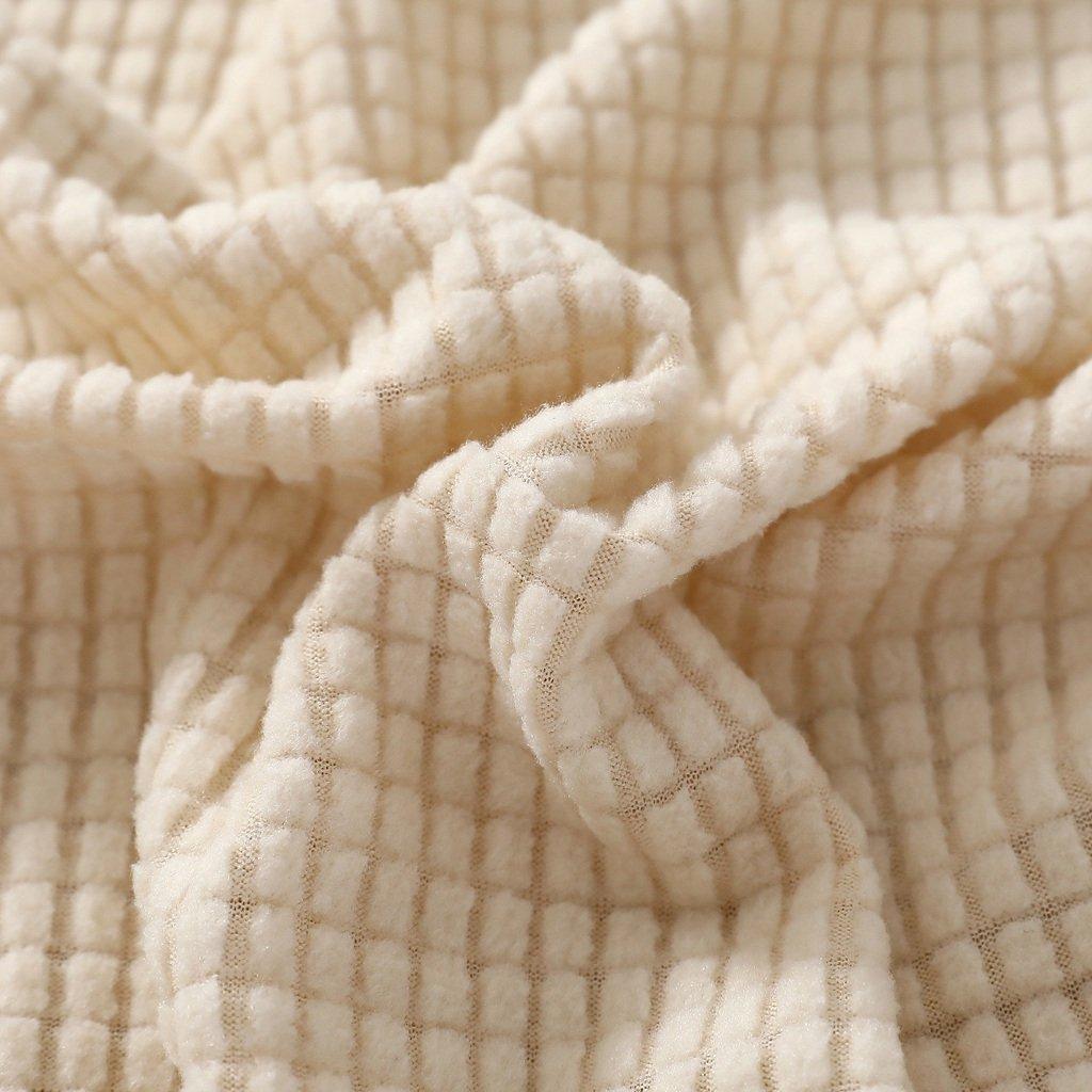 Sofa Cushion Cover - Narrow Jacquard - Cream - Image 3
