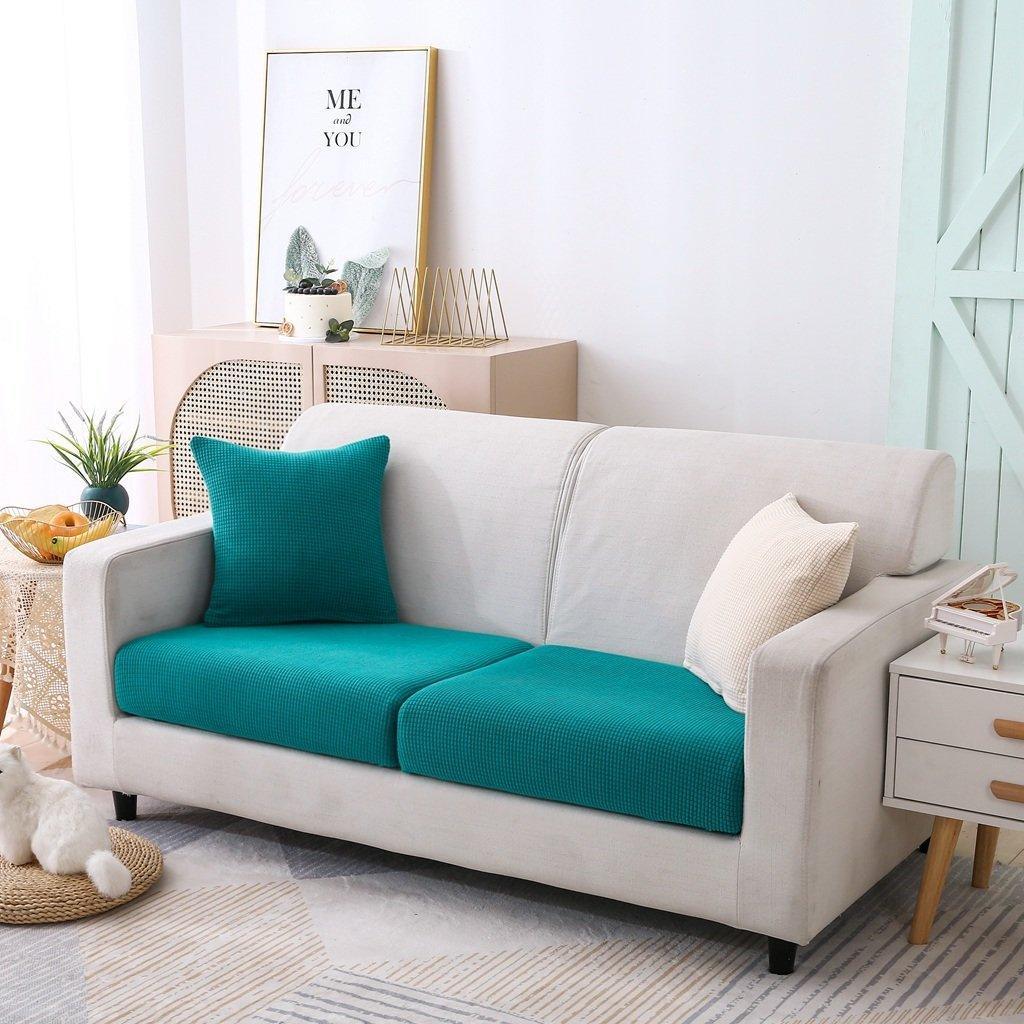 Sofa Cushion Cover - Narrow Jacquard - Bondi Blue